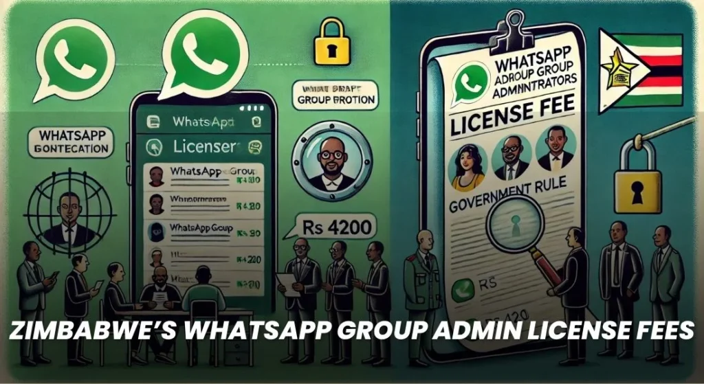 WhatsApp group admins in Zimbabwe will have to fork out up to R43,000 to operate